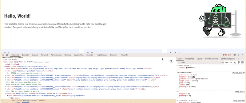 Chrome dev tools contrast ratio checker